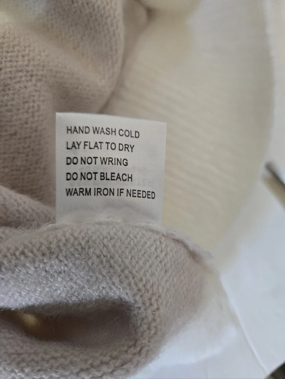 NWT Nikka, Cozy Striped Knit Sweater - Cream & Light Taupe.Size XL